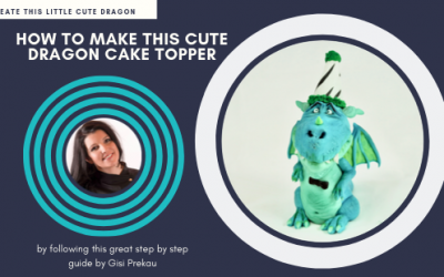 LITTLE DRAGON CAKE TOPPER