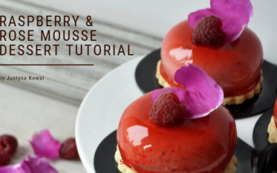 RASPBERRY & ROSE MOUSSE  DESSERT