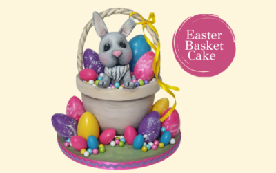 EASTER BUNNY IN A BASKET CAKE