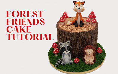 FOREST FRIENDS CAKE TUTORIAL