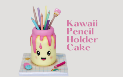 KAWAII PENCIL HOLDER CAKE