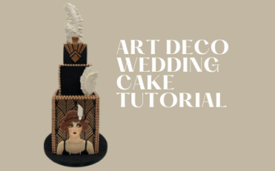 ART DECO WEDDING CAKE TUTORIAL