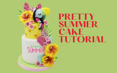 PRETTY SUMMER TOUCAN CAKE TUTORIAL