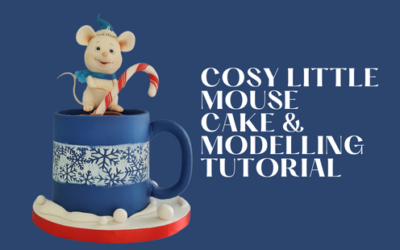 COSY LITTLE MOUSE CAKE AND MODELLING TUTORIAL