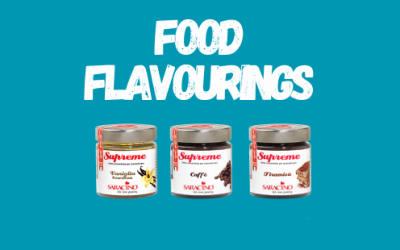 FOOD FLAVOURINGS – Coffee, Vanilla and Tiramisu