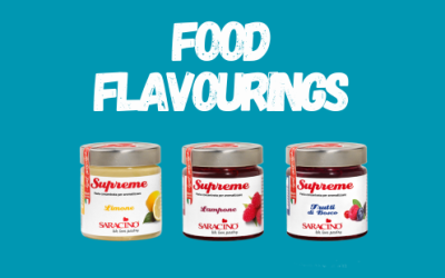 FOOD FLAVOURINGS – lemon, raspberry, forest fruits