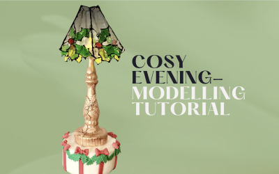 HOW TO: MAKE COSY TABLE LAMP CAKE TOPPER