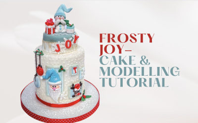 HOW TO: MAKE FROSTY JOY WINTER THEMED CAKE