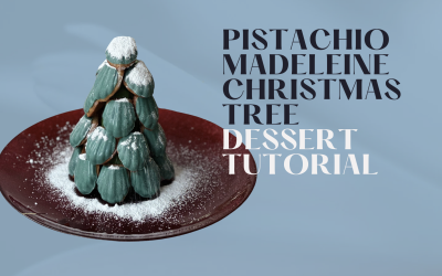 HOW TO: MAKE PISTACHIO MADELEINE CHRISTMAS TREE