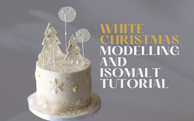 HOW TO: MAKE WHITE WINTER THEMED CAKE