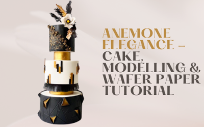 HOW TO: MAKE GOLD & BLACK ART DECO THEMED CAKE