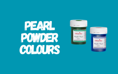 PEARL POWDER COLOURS – green and blue