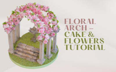 HOW TO: MAKE PRETTY FLORAL ARCH CAKE