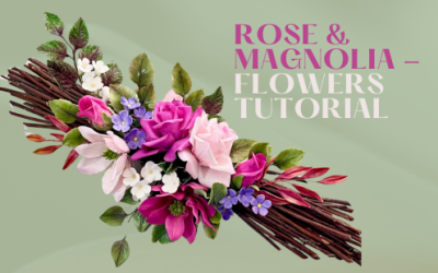 HOW TO: MAKE ROSE AND MAGNOLIA FLOWERS