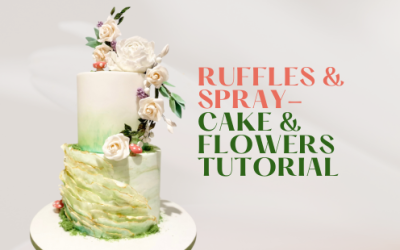 HOW TO: MAKE RUFFLES AND SPRAY CAKE