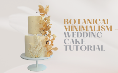 HOW TO: MAKE BOTANICAL MINIMALISM CHIC WEDDING CAKE