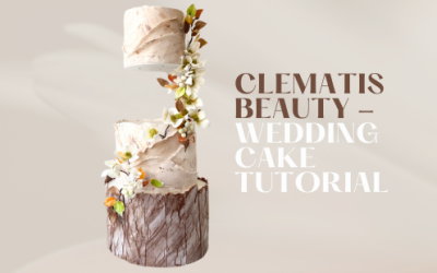 HOW TO: MAKE CLEMATIS BEAUTY WEDDING CAKE