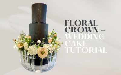 HOW TO: MAKE FLORAL CROWN WEDDING CAKE