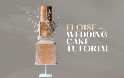 HOW TO: MAKE SOFT PEACH HUES GEOMETRIC WEDDING CAKE