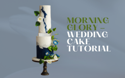 HOW TO: MAKE MORNING GLORY MODERN WEDDING CAKE