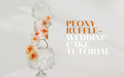 HOW TO: MAKE PEONY RUFFLE ELEGANT WEDDING CAKE