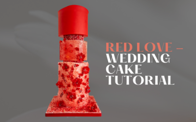 HOW TO: MAKE RED LOVE WEDDING CAKE