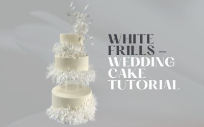 HOW TO: MAKE WHITE FRILLS WAFER PAPER WEDDING CAKE