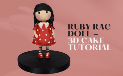 HOW TO: MAKE  3D CARVED RUBY RAG DOLL CAKE