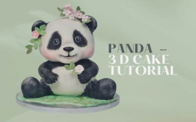 HOW TO: MAKE  3D CARVED CUTE PANDA CAKE