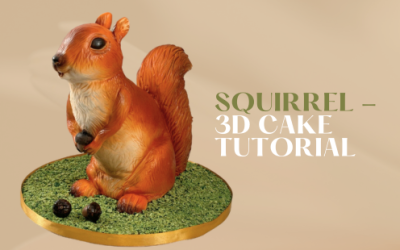 HOW TO: MAKE  3D CARVED SQUIRREL CAKE