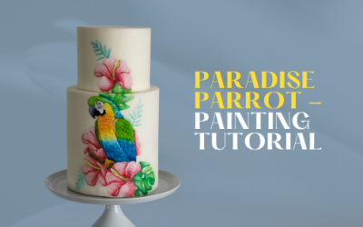 HOW TO: PAINT PARROT ON THE CAKE