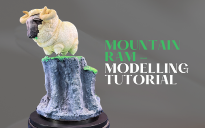 HOW TO: MODEL MOUNTAIN RAM CAKE TOPPER