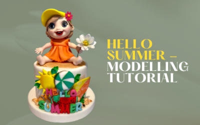 HOW TO: MODEL SUMMER GIRL CAKE TOPPER