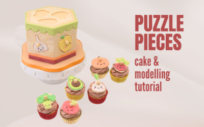 HOW TO: MAKE PUZZLE PIECES INTERACTIVE CAKE