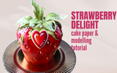 HOW TO: MAKE 3D STRAWBERRY CAKE